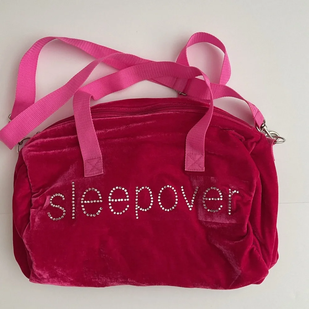 Girls Duffle Bag “Sleepover” Rhinestones